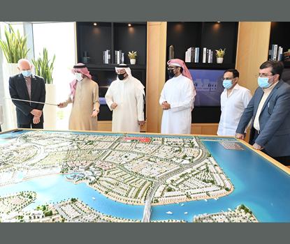 Diyar Al Muharraq Welcomes RERA CEO  on a Guided Tour